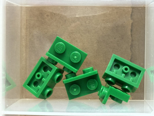 LEGO Parts - Green Bracket 1 x 2 - 1 x 2 Inverted - No 99780 - QTY 5