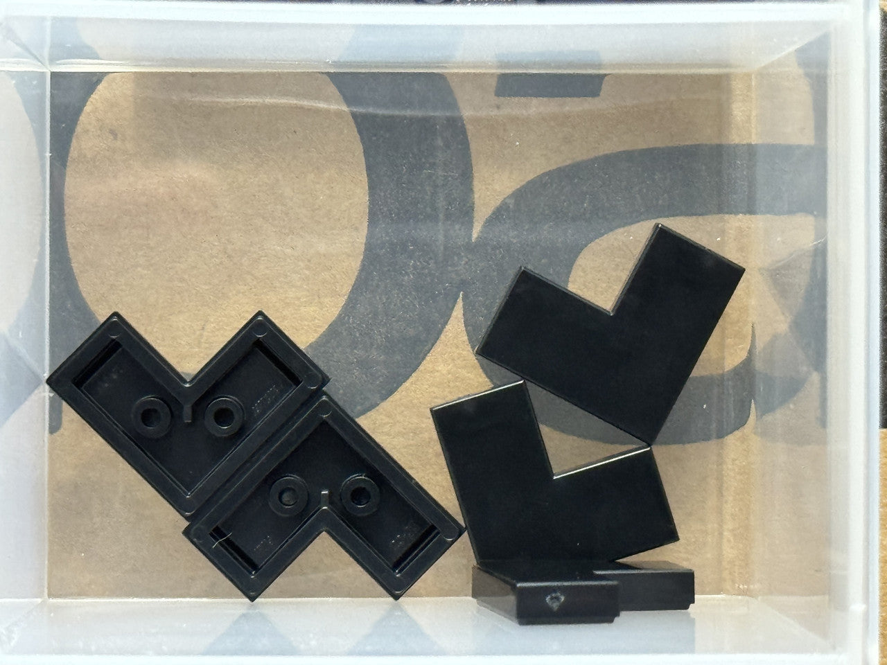 LEGO Parts - Black Tile 2 x 2 Corner - No 14719 - QTY 5