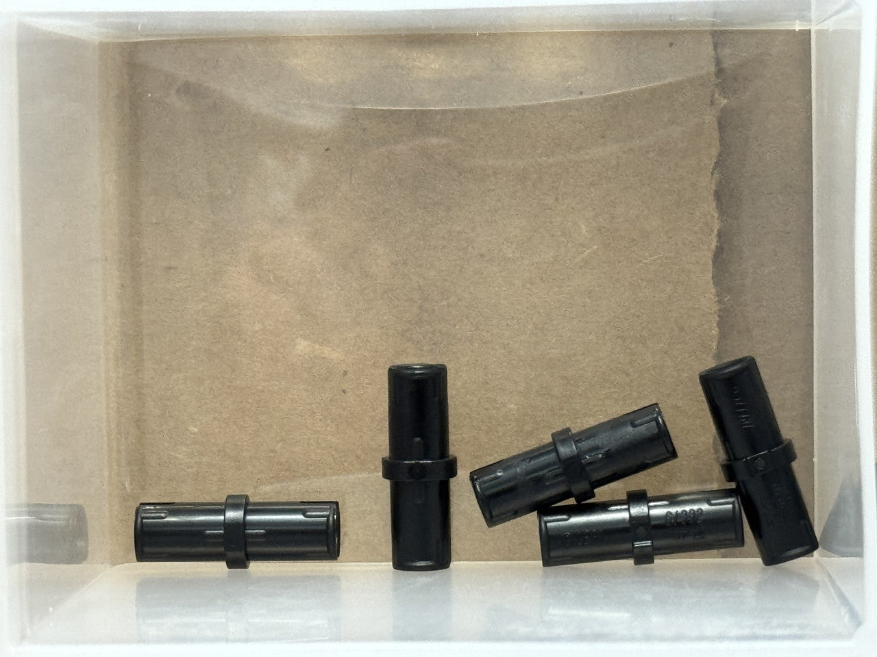LEGO Parts - Black Technic, Pin with Short Friction Ridges - No 2780 - QTY 5