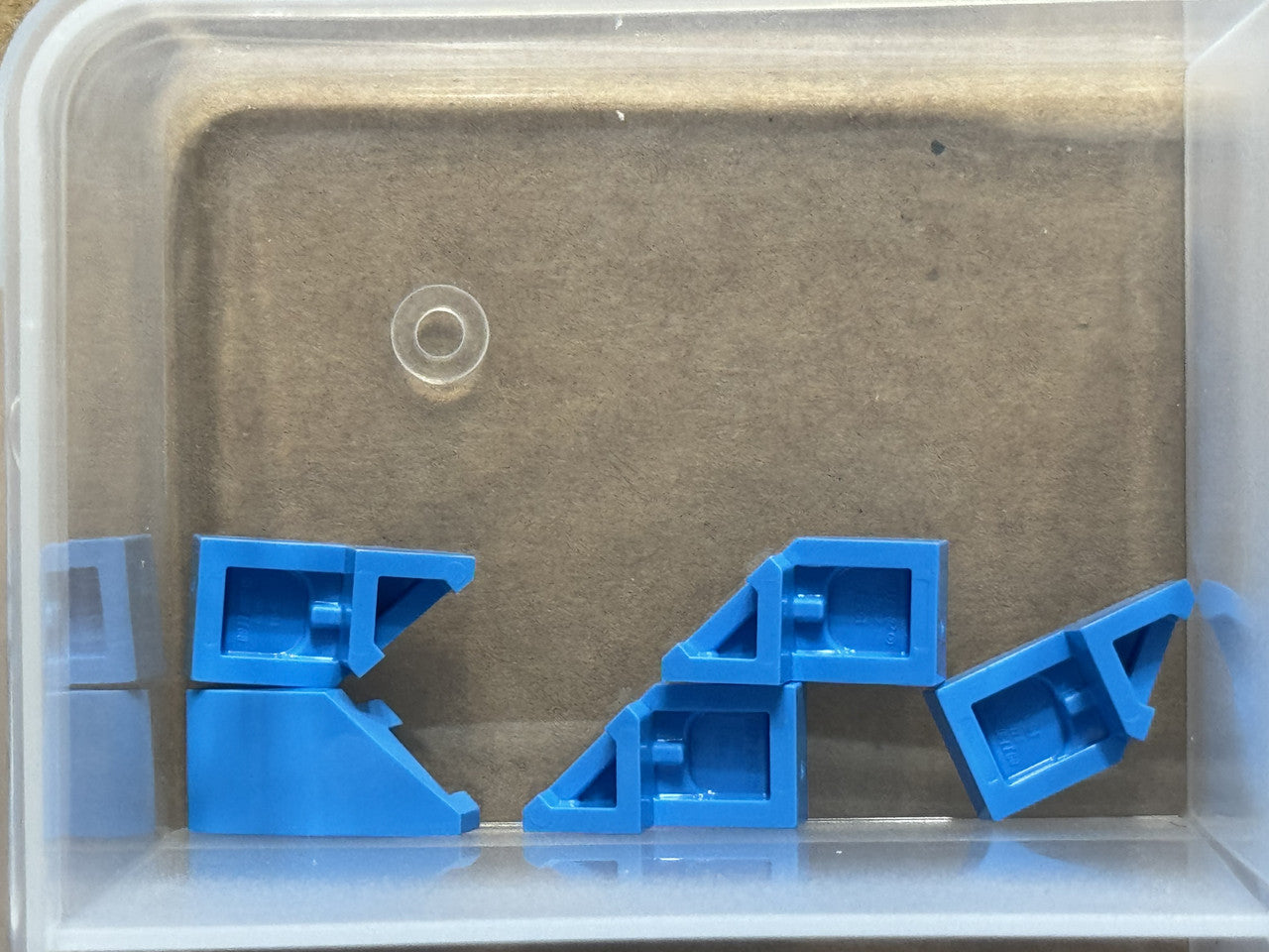 LEGO Parts - Dark Azure Wedge 2 x 1 x 2/3 Left - No 29120 - QTY 5