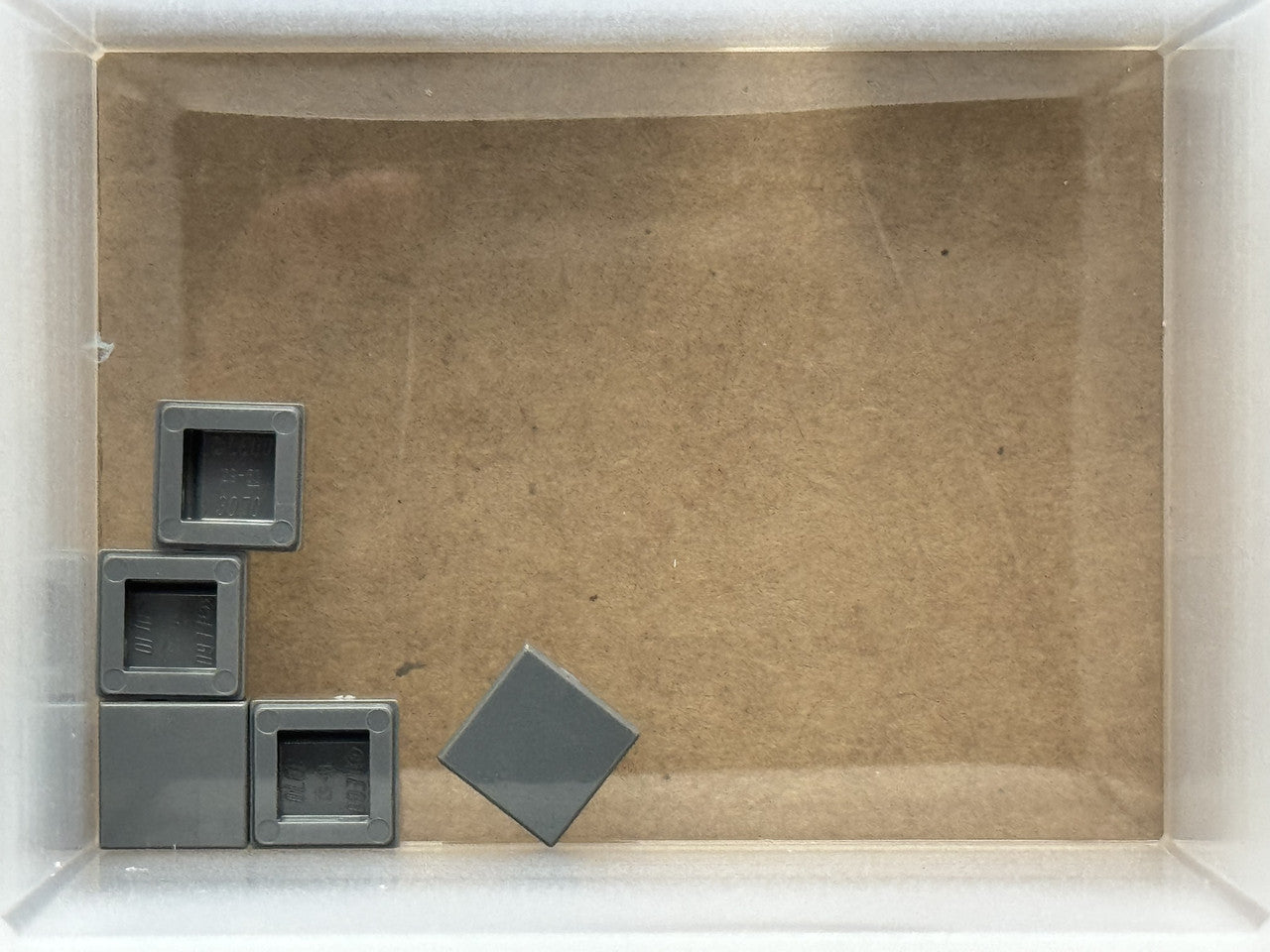 LEGO Parts - Dark Bluish Gray Tile 1 x 1 - No 3070 - QTY 5