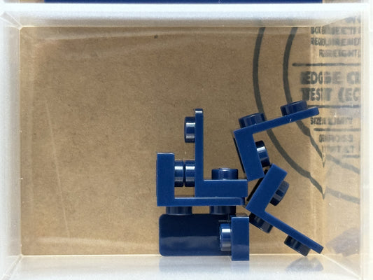LEGO Parts - Dark Blue Bracket 1 x 1 - 1 x 2 Inverted - No 73825 - QTY 5