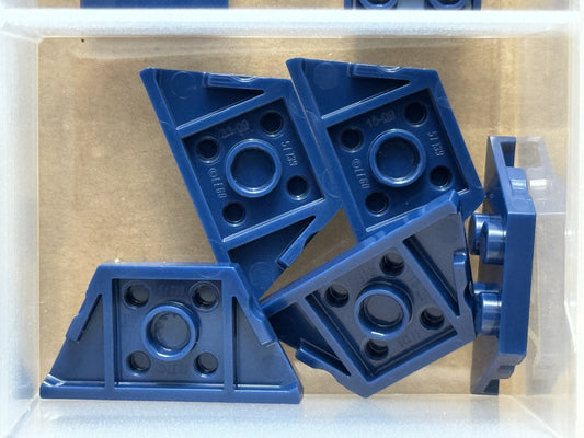 LEGO Parts - Dark Blue Wedge, Plate 2 x 4 - No 51739 - QTY 5
