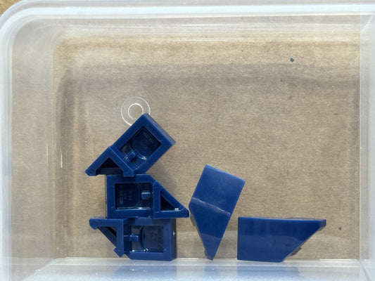 LEGO Parts - Dark Blue Wedge 2 x 1 x 2/3 Right - No 29119 - QTY 5
