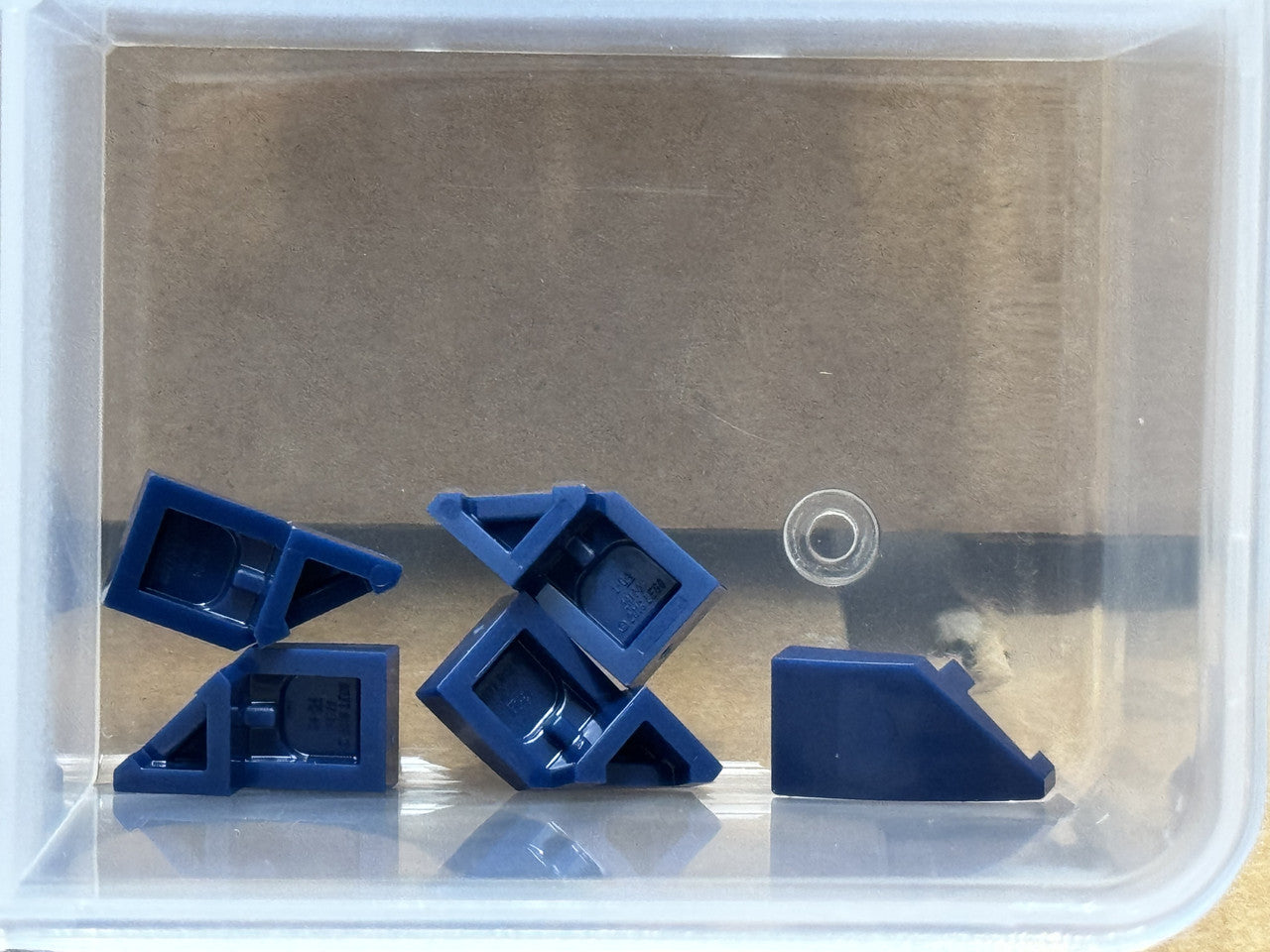 LEGO Parts - Dark Blue Wedge 2 x 1 x 2/3 Left - No 29120 - QTY 5