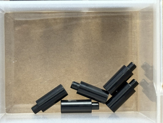 LEGO Parts - Black Minifigure, Utensil Candle - No 37762 - QTY 5