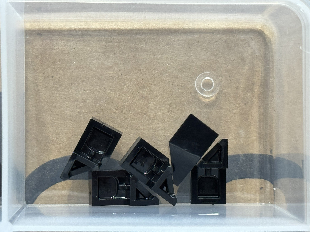 LEGO Parts - Black Wedge 2 x 1 x 2/3 Right - No 29119 - QTY 5