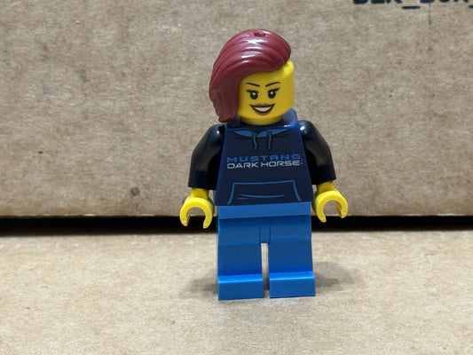 LEGO Minifigure - Speed Champions - Ford Mustang Driver - No sc114 - QTY 1