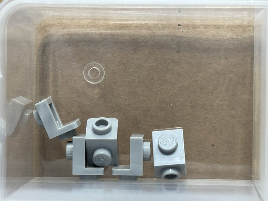 LEGO Parts - Light Bluish Gray Bracket 1 x 1 - 1 x 1 - No 36841 - QTY 5