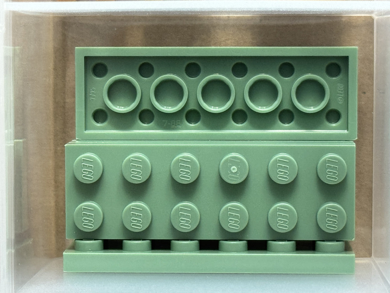 LEGO Parts - Sand Green Plate 2 x 6 - No 3795 - QTY 5