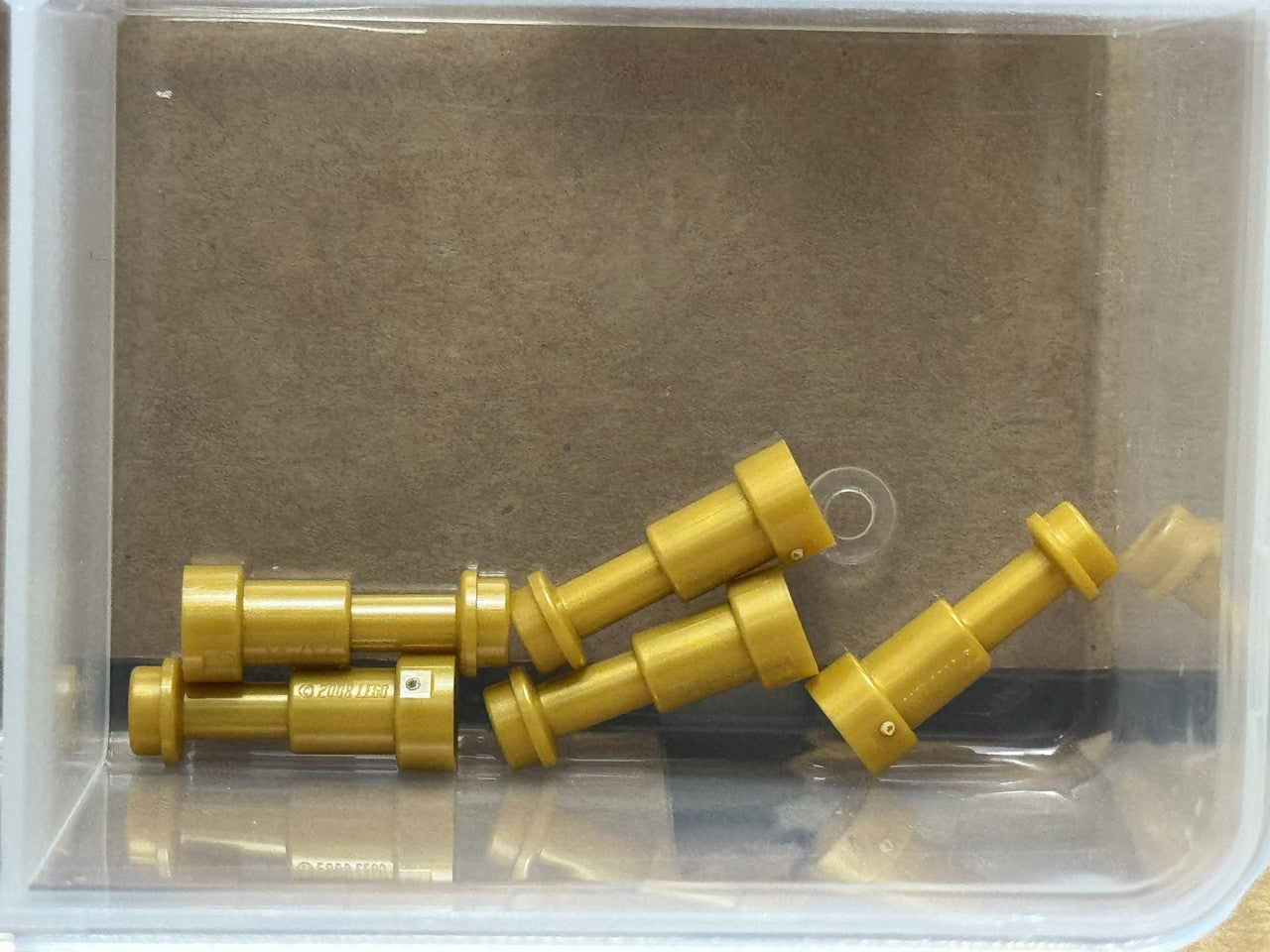 LEGO Parts - Pearl Gold Minifigure, Utensil Telescope - No 64644 - QTY 5
