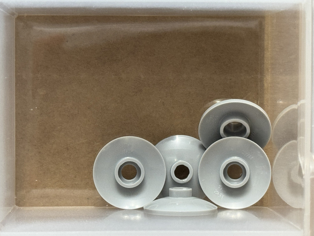 LEGO Parts - Light Bluish Gray Dish 2 x 2 Inverted (Radar) - No 4740 - QTY 5