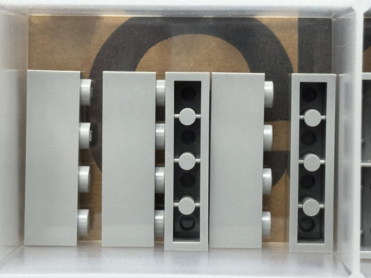 LEGO Parts - Light Bluish Gray Brick 1 x 4 - No 3010 - QTY 5