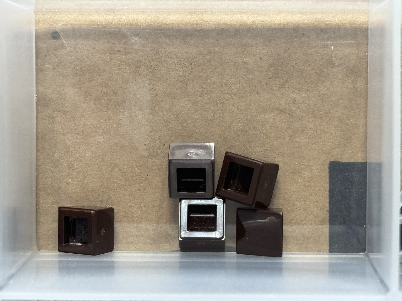 LEGO Parts - Dark Brown Slope 30 1 x 1 x 2/3 - No 54200 - QTY 5