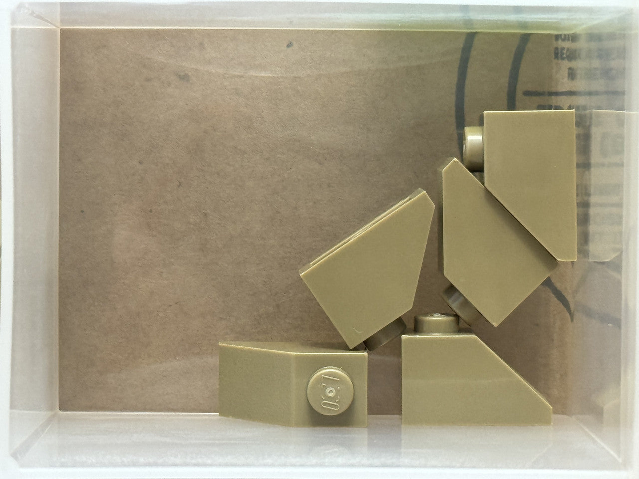 LEGO Parts - Dark Tan Slope 45 2 x 1 - No 3040 - QTY 5