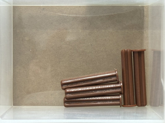 LEGO Parts - Reddish Brown Technic, Axle 3L with Stop - No 24316 - QTY 5