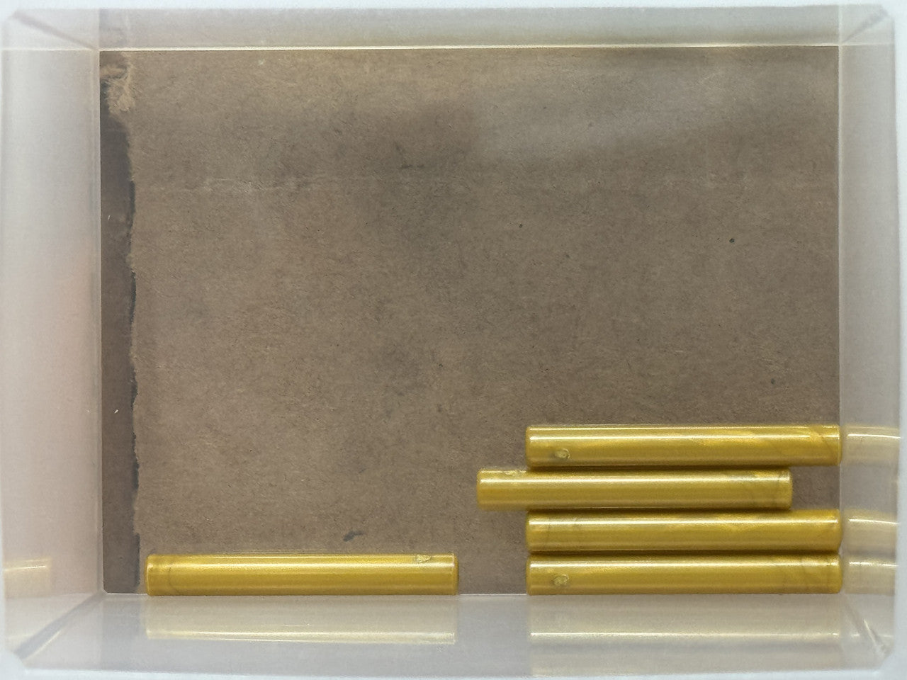LEGO Parts - Pearl Gold Bar 3L (Bar Arrow) - No 87994 - QTY 5