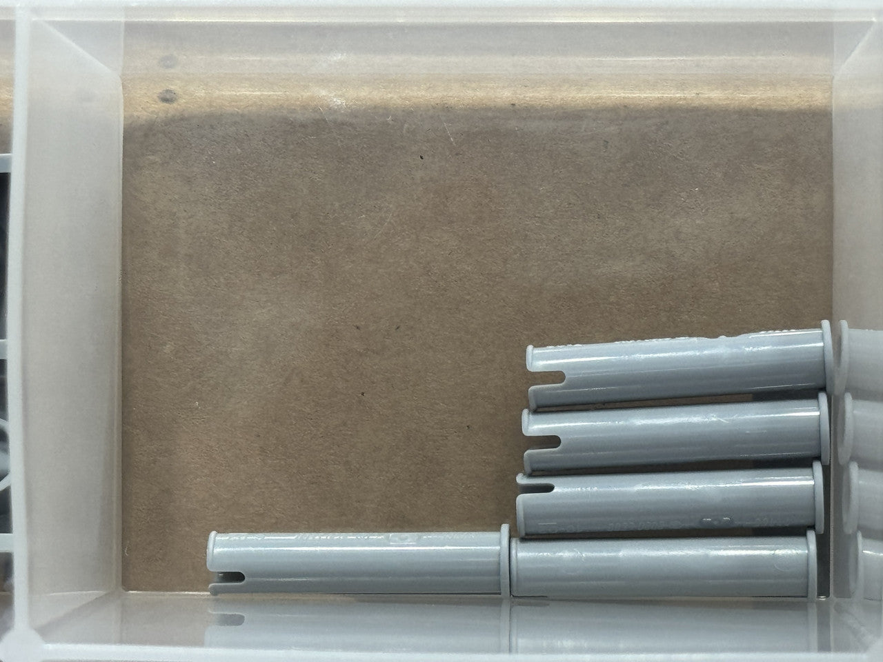 LEGO Parts - Light Bluish Gray Technic, Pin 3L with Stop - No 77765 - QTY 5
