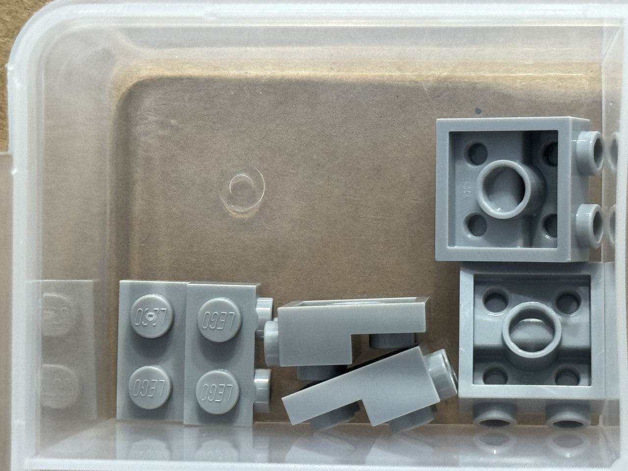 LEGO Parts - Light Bluish Gray Plate 2 x 2 x 2/3 2 Studs Side - No 4304 - QTY 5