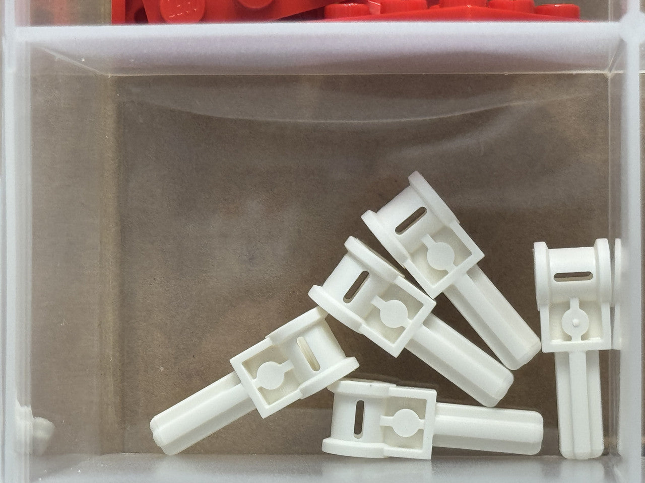 LEGO Parts - White Technic, Axle 2L Reverser Handle - No 6553 - QTY 5
