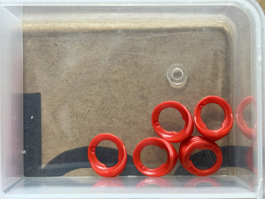 LEGO Parts - Red Minifigure Bandana Ninja - No 15619 - QTY 5