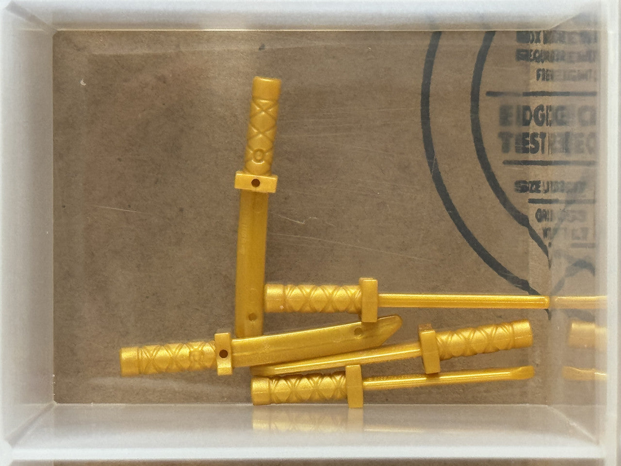 LEGO Parts - Pearl Gold Minifigure, Weapon Sword / Katana - No 5644 - QTY 5