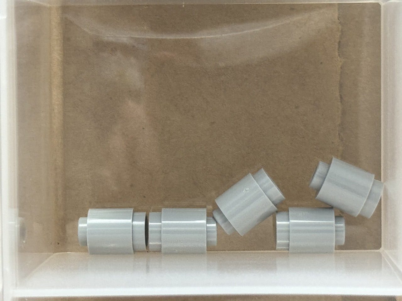LEGO Parts - Light Bluish Gray Brick, Round 1 x 1 - No 3062 - QTY 5