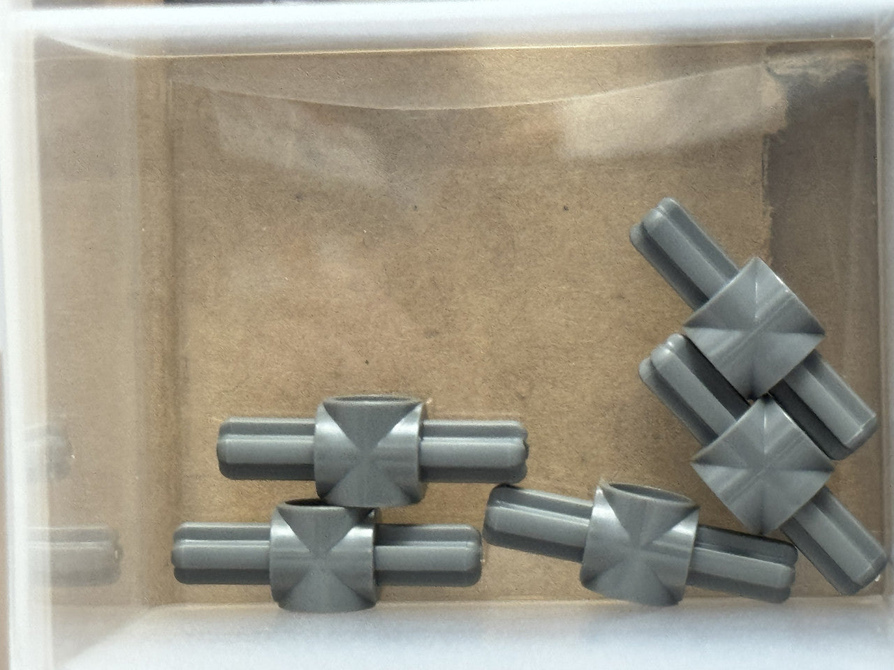 LEGO Parts - Dark Bluish Gray Technic, Axle Pin Hub 2 Axles - No 27940 - QTY 5