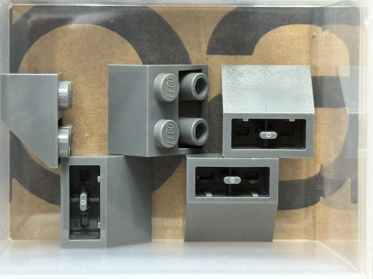 LEGO Parts - Dark Bluish Gray Slope, Inverted 45 2 x 2 - No 76959 - QTY 5