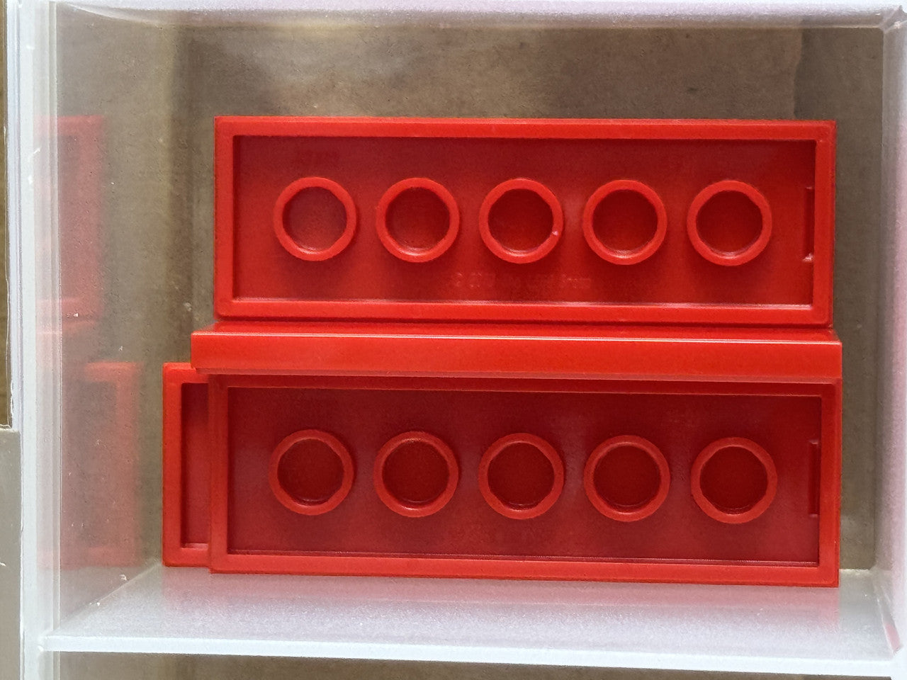 LEGO Parts - Red Tile 2 x 6 - No 69729 - QTY 5