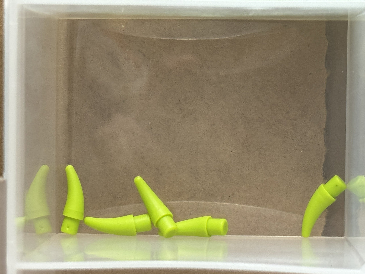 LEGO Parts - Lime Barb / Claw / Horn / Tooth - Small - No 53451 - QTY 5