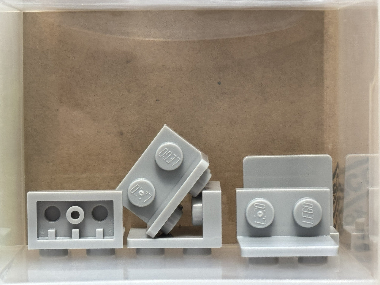 LEGO Parts - Light Bluish Gray Bracket 1 x 2 - 2 x 2 Inverted - No 99207 - QTY 5