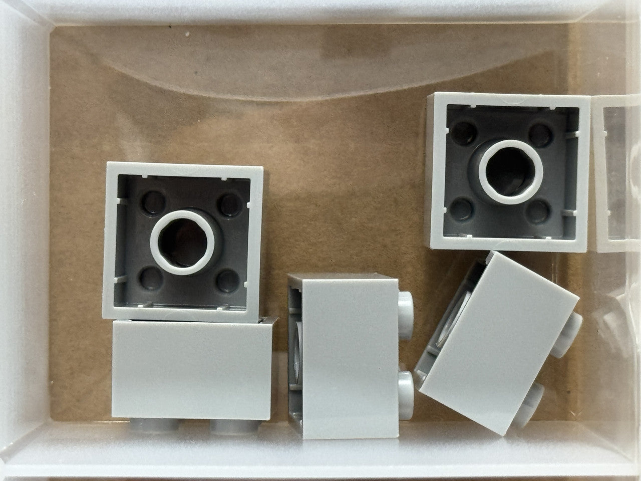 LEGO Parts - Light Bluish Gray Brick 2 x 2 - No 3003 - QTY 5