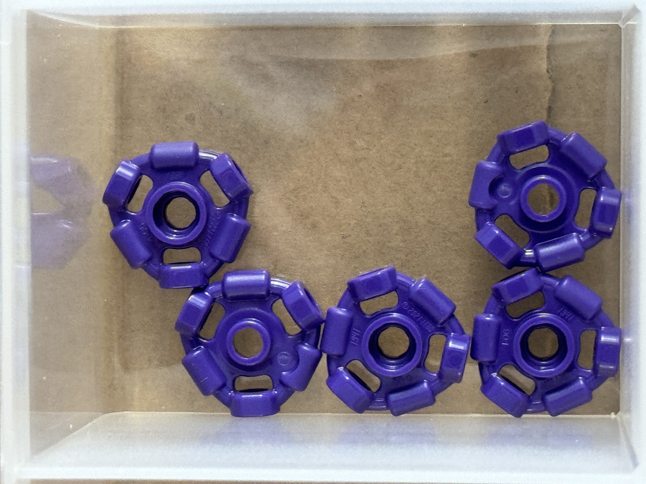 LEGO Parts - Dark Purple Minifigure Weapon Ring Bars Bar Holes - No 1941 - QTY 5