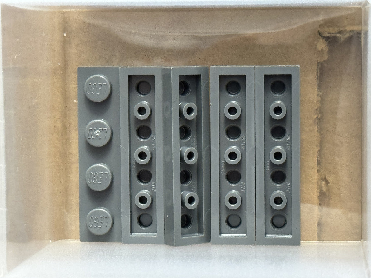LEGO Parts - Dark Bluish Gray Plate 1 x 4 - No 3710 - QTY 5