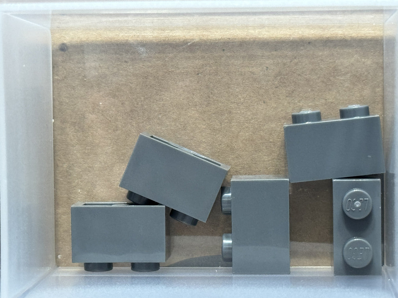 LEGO Parts - Dark Bluish Gray Brick 1 x 2 - No 3004 - QTY 5