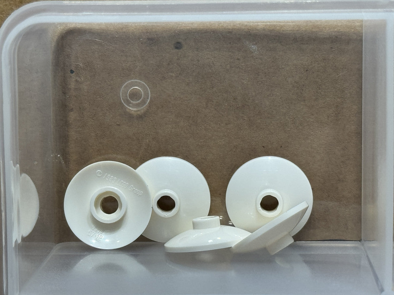 LEGO Parts - White Dish 2 x 2 Inverted (Radar) - No 4740 - QTY 5