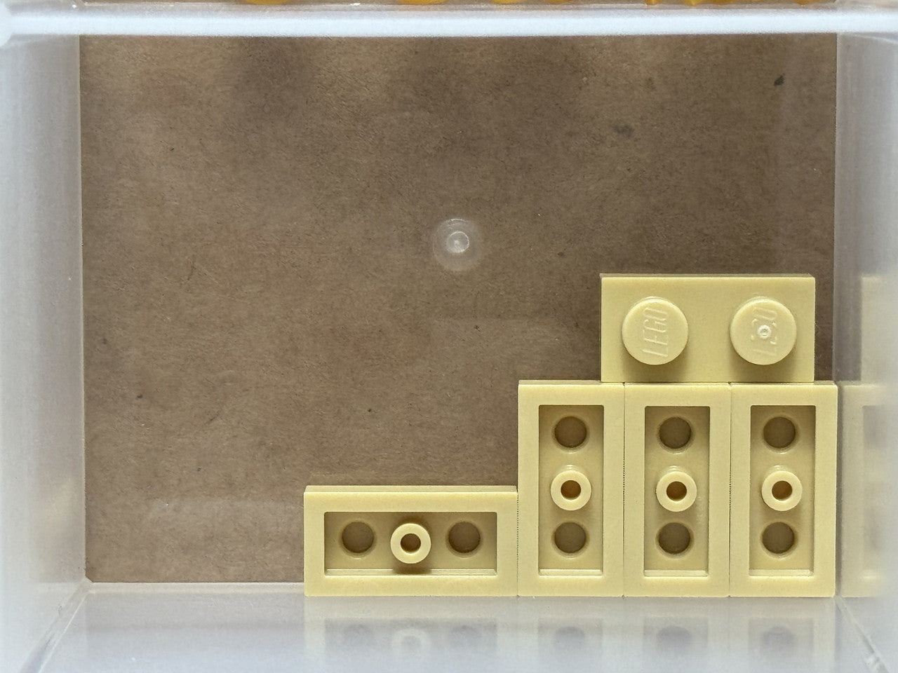 LEGO Parts - Tan Plate 1 x 2 - No 3023 - QTY 5