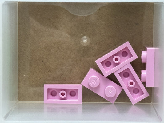 LEGO Parts - Bright Pink Plate 1 x 2 - No 3023 - QTY 5