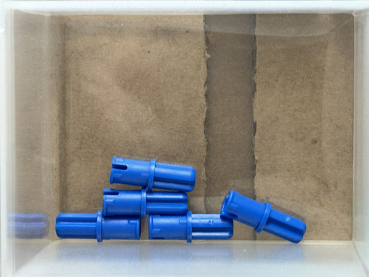 LEGO Parts - Blue Technic, Axle 1L with Pin - No 43093 - QTY 5