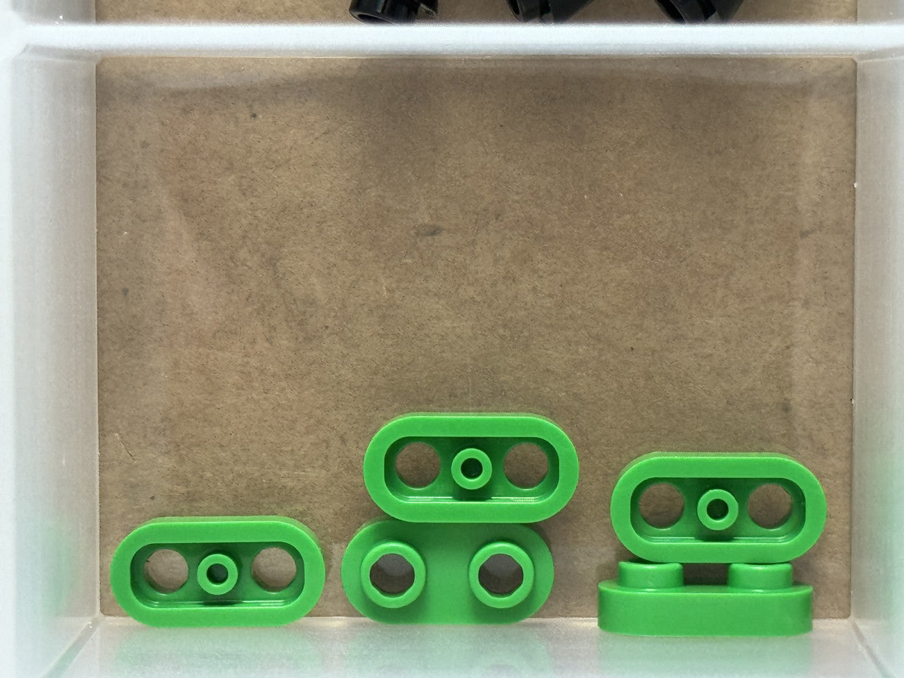 LEGO Parts - Bright Green Plate, Round 1 x 2 with Open Studs - No 35480 - QTY 5