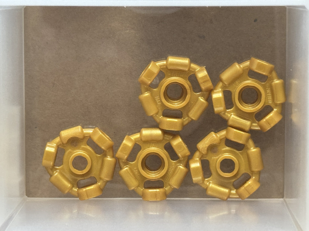 LEGO Parts - Pearl Gold Minifigure, Weapon Holder Ring - No 1941 - QTY 5