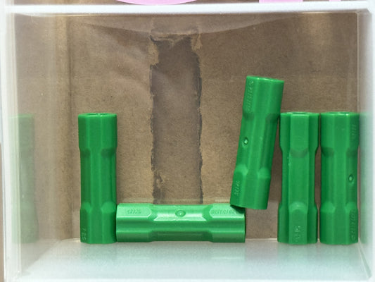 LEGO Parts - Green Technic, Axle Connector 3L - No 26287 - QTY 5