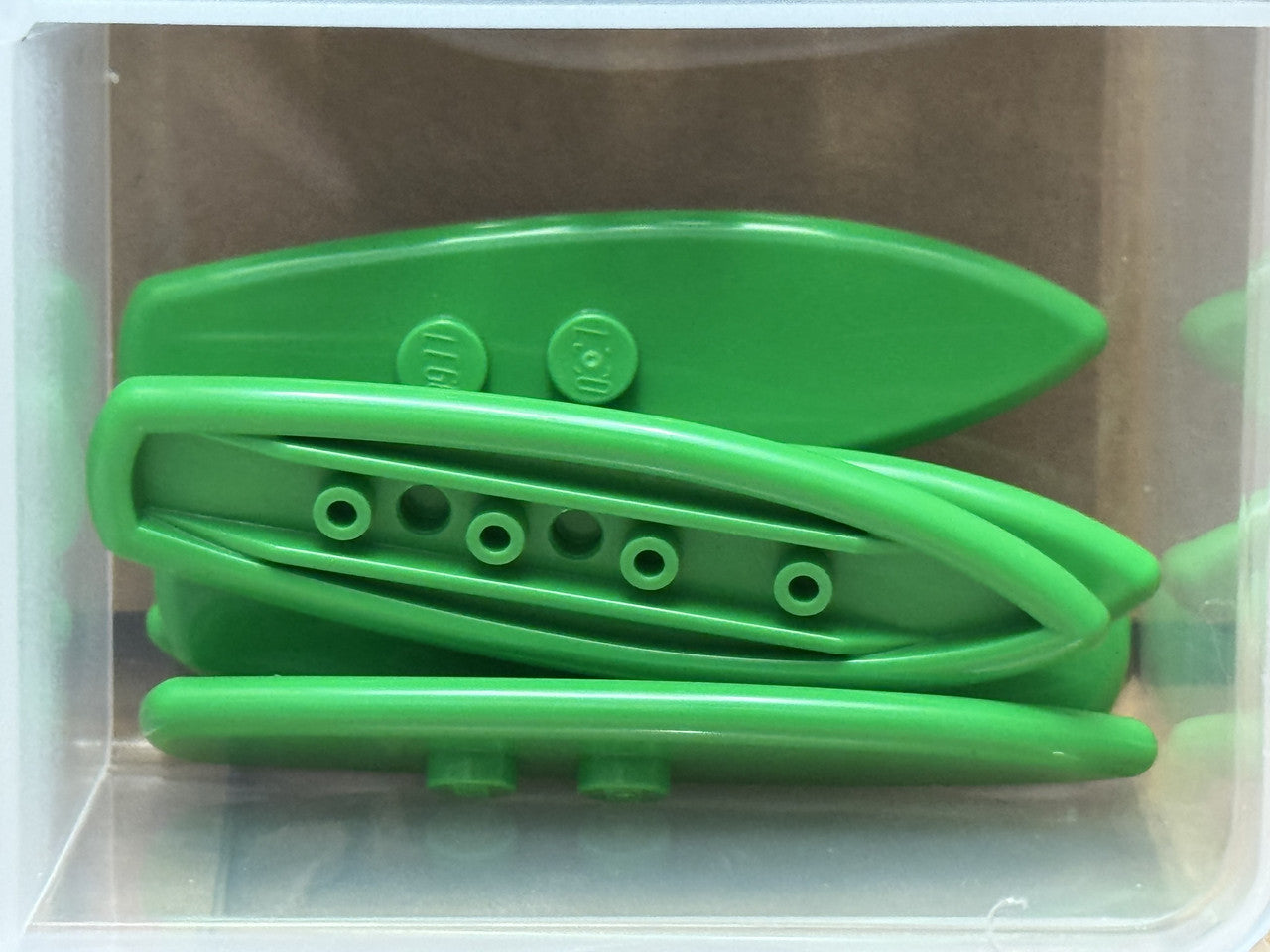 LEGO Parts - Bright Green Minifigure Surfboard Standard - No 90397 - QTY 5