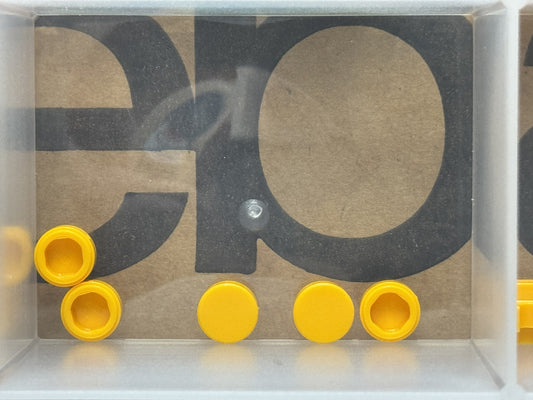 LEGO Parts - Bright Light Orange Tile, Round 1 x 1 - No 98138 - QTY 5