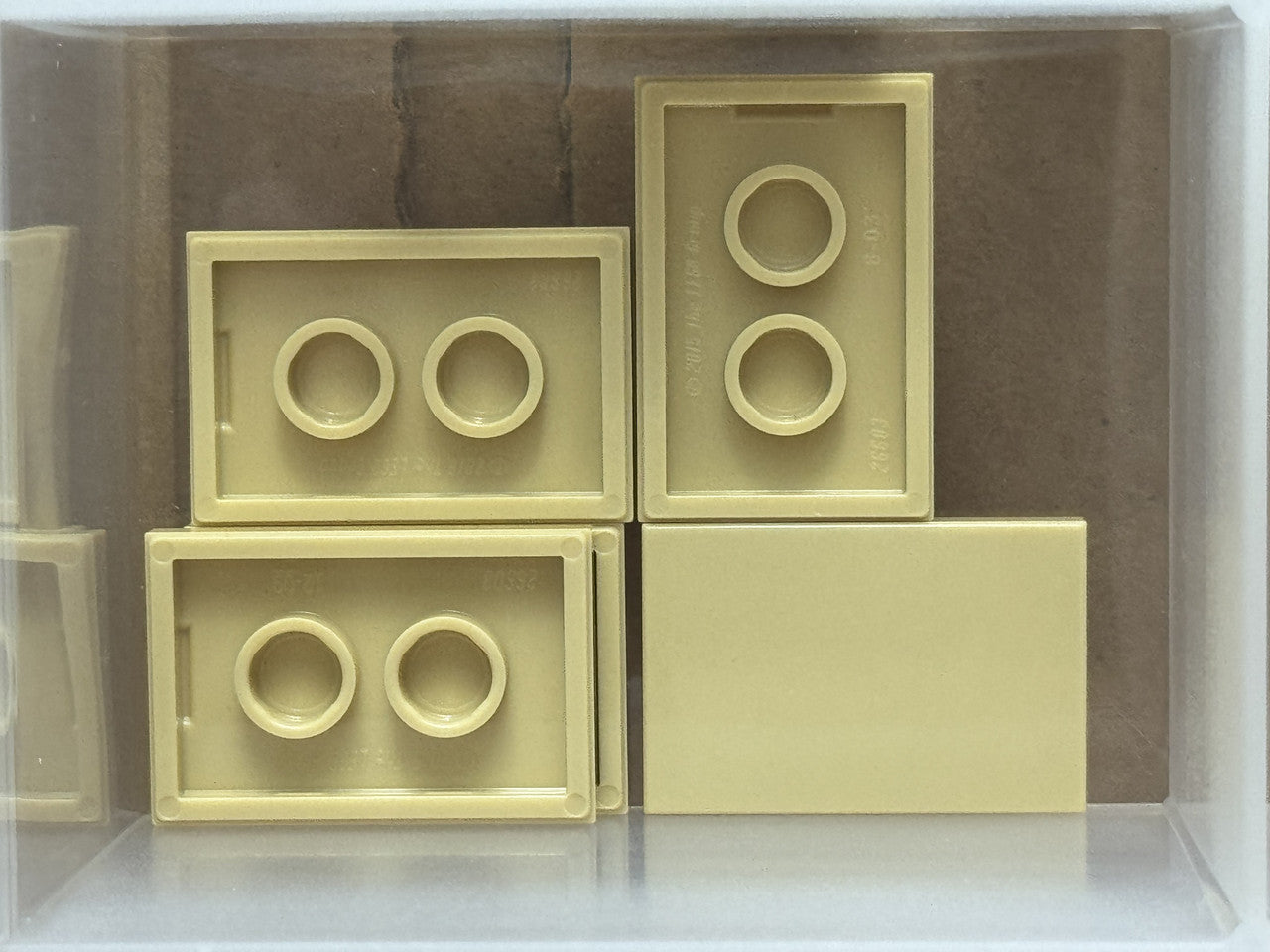 LEGO Parts - Tan Tile 2 x 3 - No 26603 - QTY 5
