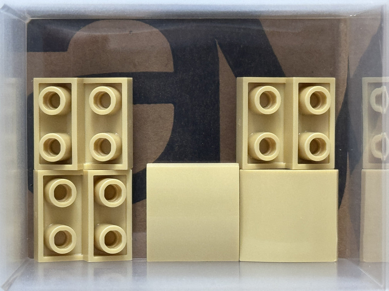 LEGO Parts - Tan Slope, Curved 2 x 2 x 2/3 Inverted - No 32803 - QTY 5