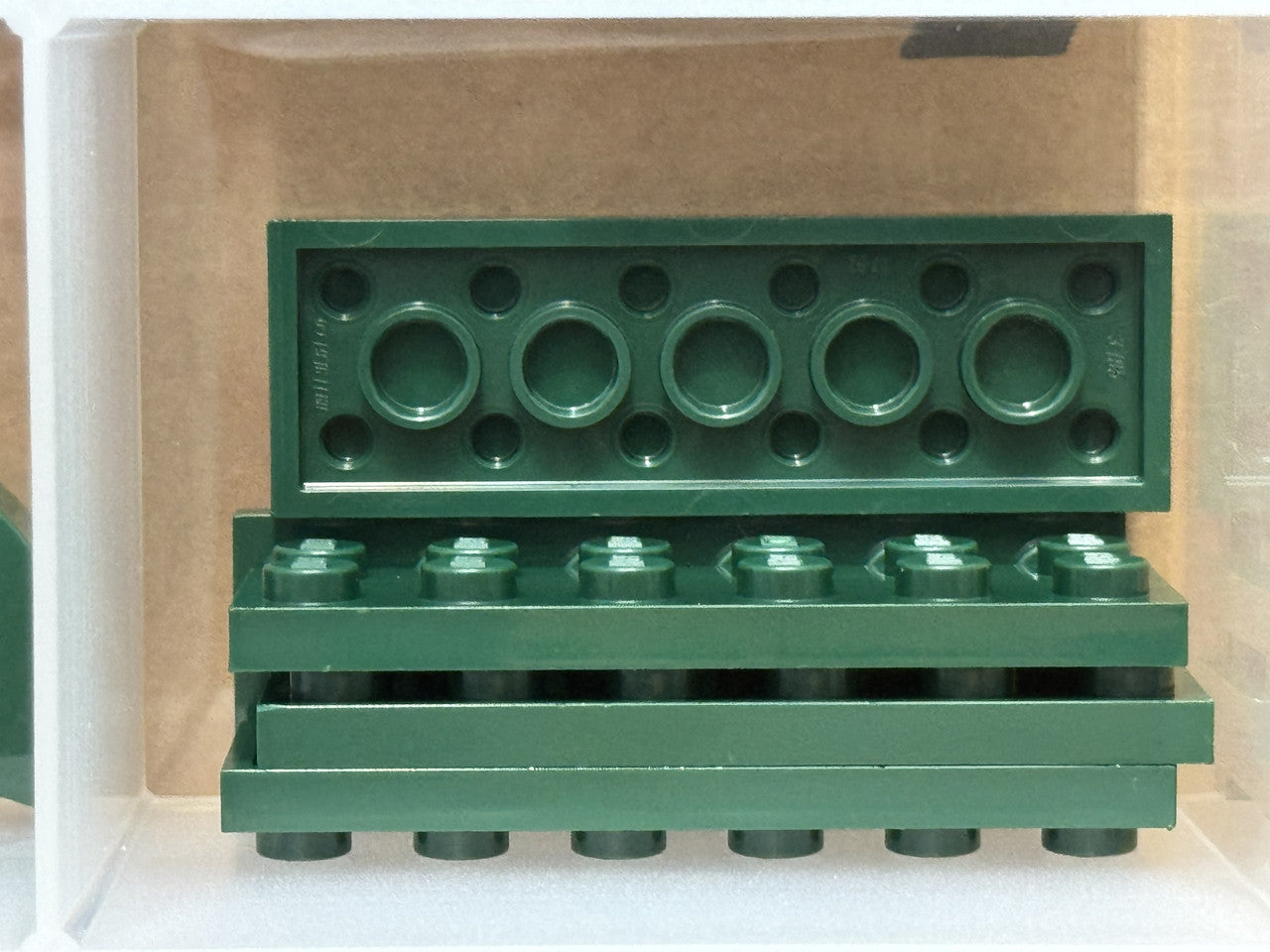 LEGO Parts - Dark Green Plate 2 x 6 - No 3795 - QTY 5
