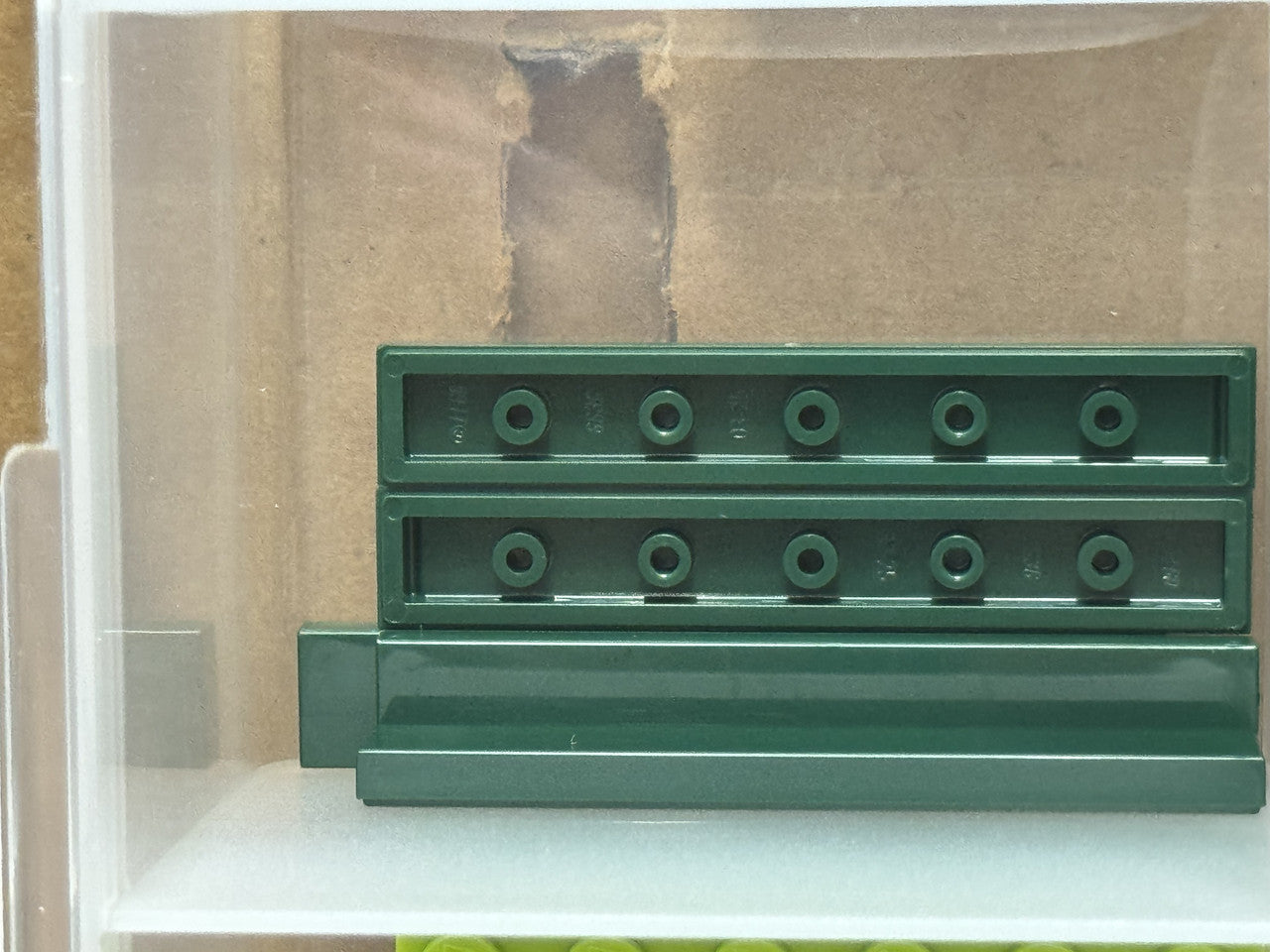 LEGO Parts - Dark Green Tile 1 x 6 - No 6636 - QTY 5