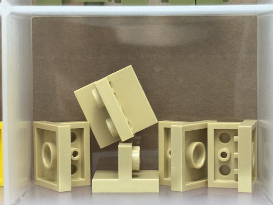 LEGO Parts - Tan Bracket 2 x 2 - 1 x 2 Centered - No 41682 - QTY 5